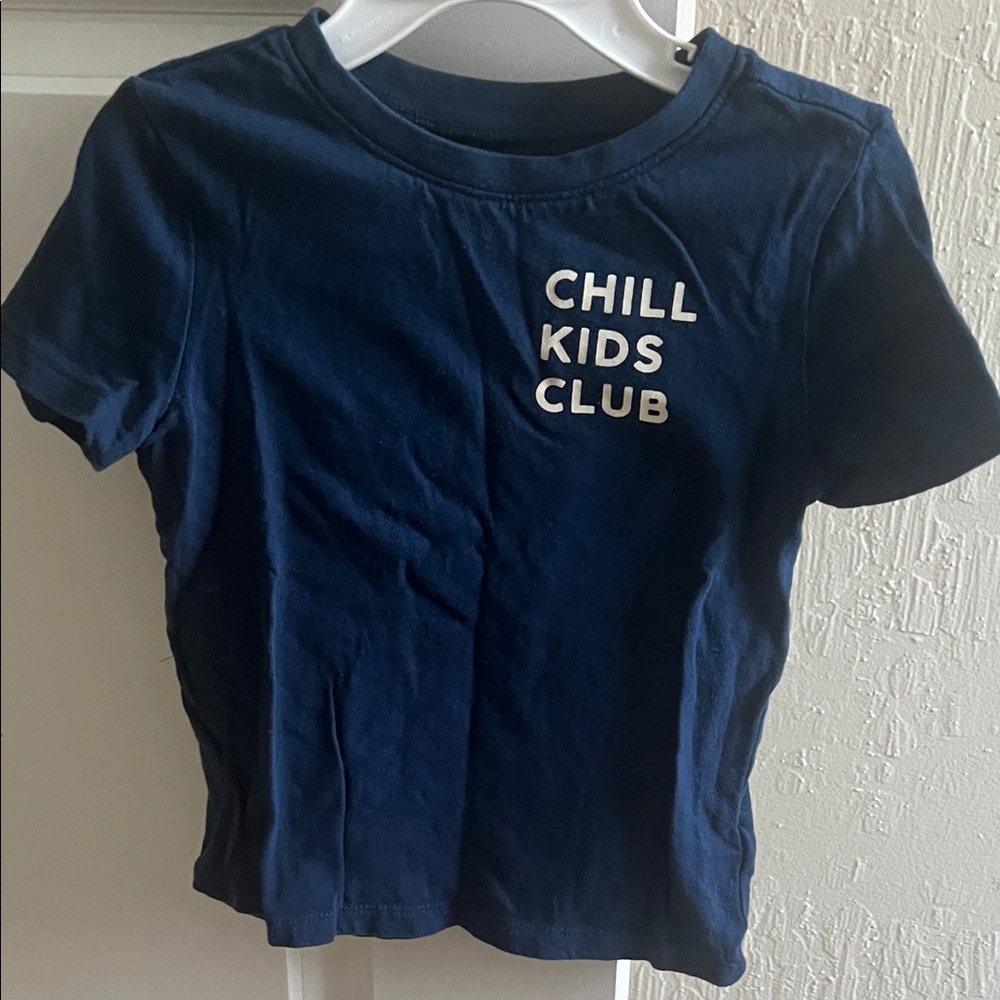 Chill Kids Club Navy Short-Sleeve Tee
